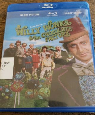 Willy Wonka And The Chocolate Factory (blu - Ray,  2009) Book Packaging Rare