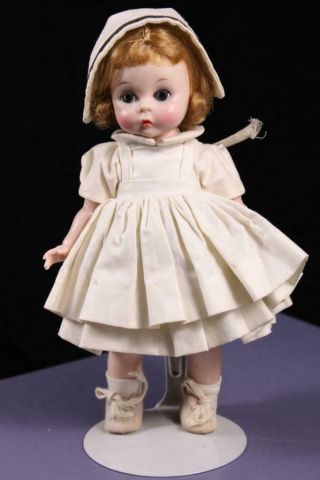 Rare 1960 Madame Alexander - Kins Wendy Nurse Tagged Orig Dress 429 BK Walker 2