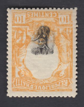 Haiti 1904 France French Napoleon 10c Rare Inverted Center Error Variety