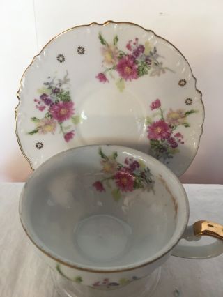 VINTAGE TEA CUP AND SAUCER AACO CHINA MADE IN JAPAN (RARE) 1960s 2