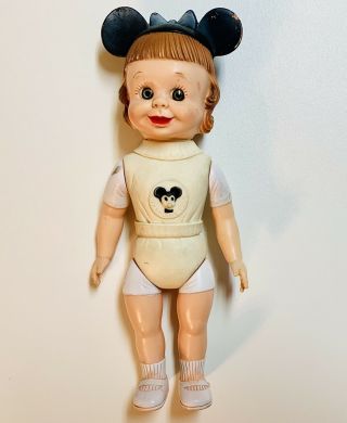 Rare Vintage Walt Disney Mickey Mouse Club Official Mouseketeer Vinyl Doll