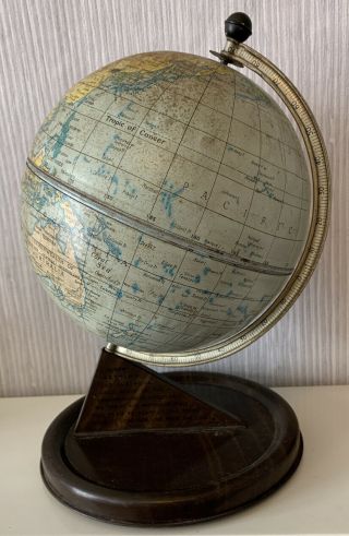 Vintage Chad Valley Globe Tin Plate
