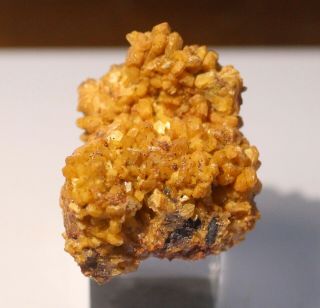 Orange Stilbite Crystals: Big Creek Mine,  Carbon County,  Wyoming - Rare