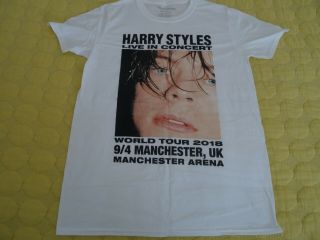 Harry Styles Live On Tour 2018 T Shirt Very Rare Manchester Arena Medium 9/4/18
