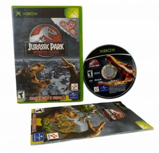 Jurassic Park: Operation Genesis Rare Complete (microsoft Xbox,  2003)