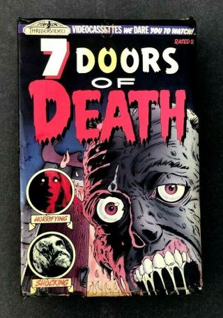 Rare Horror Vhs Thriller Video Big - Box Seven 7 Doors Of Death Fulci The Beyond