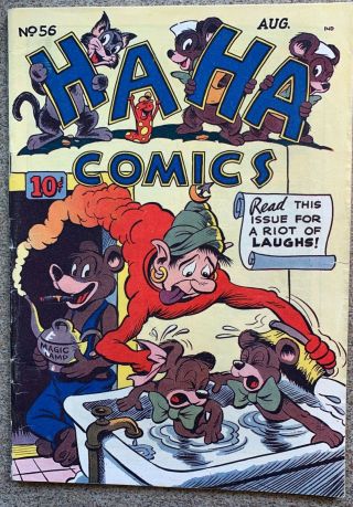 Ha Ha Comics 56 American Comics Group 1948 Funny Animal Rare To