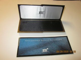 Rare Montblanc Pen Empty Box Case Gift Box Made In Holland