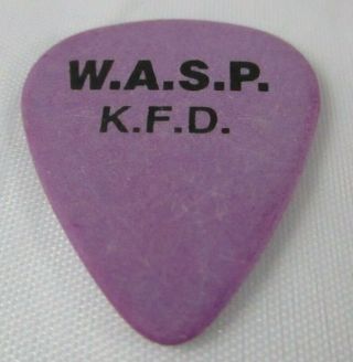 Wasp W.  A.  S.  P.  K.  F.  D.  Chris Holmes 97 Kfd Signature Guitar Pick Ultra Rare 2
