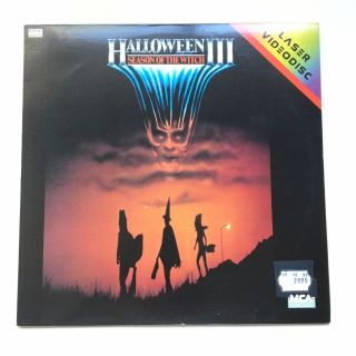 Rare Horror Laserdisc Halloween Iii Season Of The Witch 1983 Mca