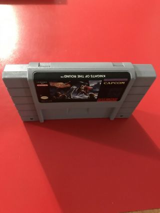 Rare 2 - Player Beat Em Up Knights Of The Round Authentic Snes