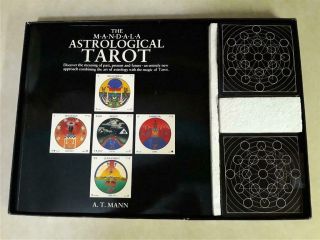 Vintage Rare The Mandala Astrological Tarot Cards & Book By A.  T.  Mann 1987