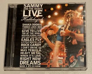Sammy Hagar And The Wabos Live Hallelujah Cd Rare 2003 Bmg Nm With Promo Punch