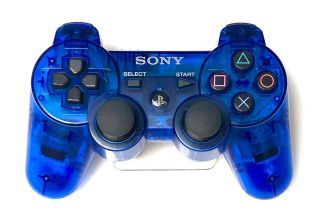 Sony Playstation Ps3 Sixaxis Dualshock 3 Controller Cosmic Blue - Rare