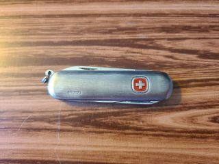Vintage Wenger Esquire 16668 Stainless Steel 65mm Swiss Army Knife Rare 010g