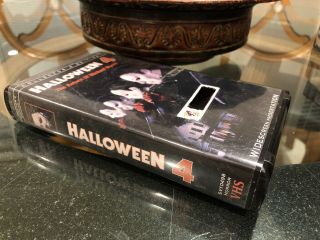 Halloween 4 (1988) Widescreen Collector’s Edition VHS Clamshell - Rare 3