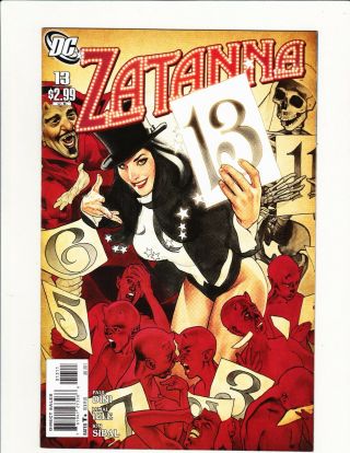 Zatanna 13 Rare Adam Hughes Cover Dc 2011 Htf Dini Igle Story/art Demons Cover