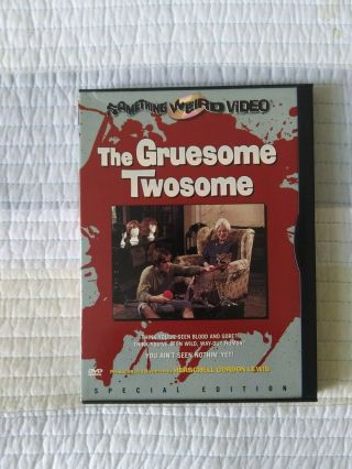 The Gruesome Twosome - Something Weird Video Rare Dvd Herschell Gordon Lewis