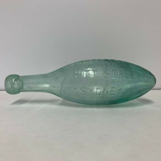 Antique Torpedo Glass Bottle Dalm & Oertel 
