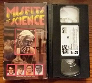Misfits Of Science Vintage Vhs Tape 1987 Dean Paul Martin Rare