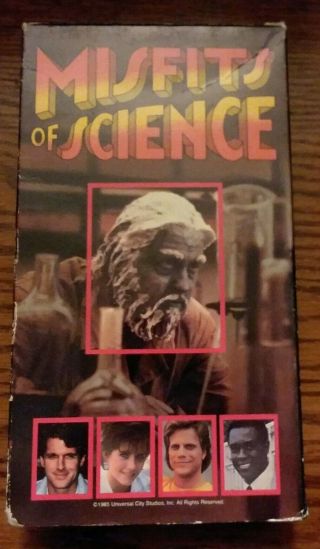 Misfits Of Science Vintage VHS Tape 1987 Dean Paul Martin Rare 2