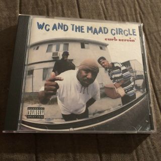 Wc And The Maad Circle Curb Servin’ Cd Rare Og West Coast Rap Ice Cube Dr.  Dre