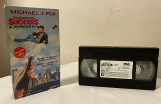 RARE - The Secret Of My Success - Spanish Version (VHS,  1987) Michael J.  Fox 3