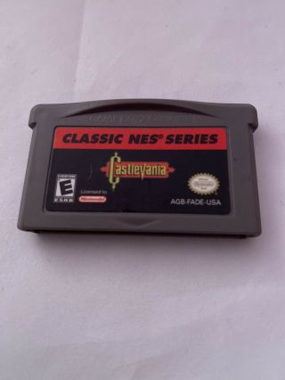 Castlevania Classic Nes Series Gba Horror Action Rare Nintendo Game Boy