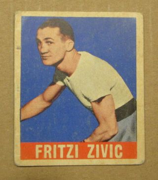 Vintage 1948 Leaf Boxing 82 Fritzi Zivic No Creases & Rare Blowout