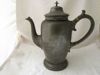 Pewter / Britannia Metal Coffee Pot 