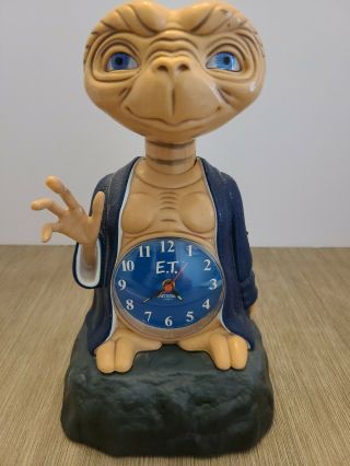 Rare 1982 Et The Extraterrestrial Alarm Clock Nelsonic Vintage E.  T.  Collectible