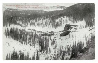 1910s Antique Mining Postcard Anthracite Mine Crested Butte Colorado