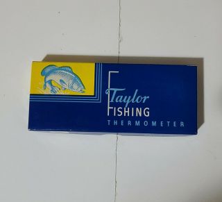 Antique Taylor Fishing Thermometer,  Nos