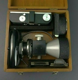 Rare Erb & Gray Visicam Microscopy Camera Kit With Wollensak Alphax Shutter