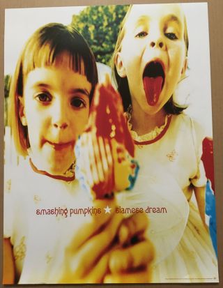 Billy Corgan Smashing Pumpkins Rare 1993 Promo Poster Of Siamese Dream Cd 18x24