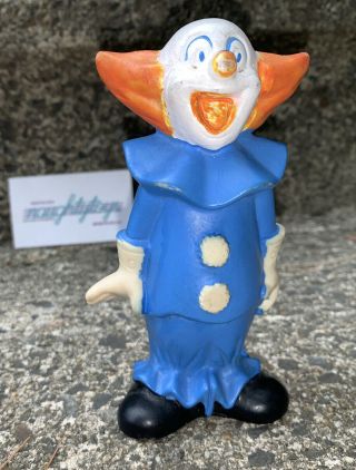 Vtg Bozo The Clown Wind Up Toy Capital Records 5” Tall Rare Figure 70’s 80’s