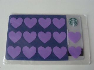 Carte Cadeau - Gift Card - Starbucks - Russie - Ru - 2020 - Coeur Heart - Rare