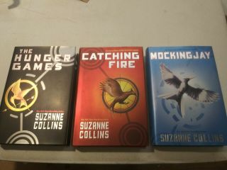 The Hunger Games Trilogy Boxed Set Scholastic Suzanne Collins Catching Fire Rare