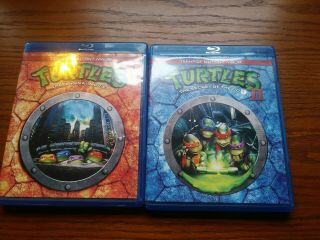 Teenage Mutant Ninja Turtles The Movie And Secret Of Ooze Blu Ray Rare