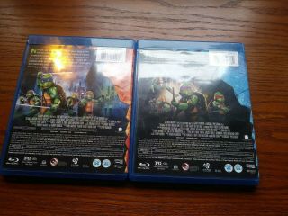 Teenage Mutant Ninja Turtles The Movie and Secret Of Ooze Blu Ray Rare 3