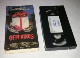 Offerings (vhs,  1989) Rare Oop Horror Loretta Leigh Bowman Elizabeth Greene