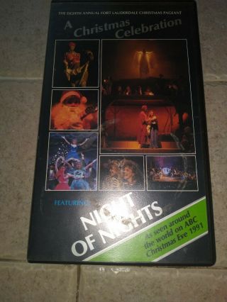 The Eighth Annual Fort Lauderdale Christmas Pageant A Celebration Vhs Rare