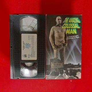 The Colossal Man Vhs - Rare Classic Scifi Horror Cult