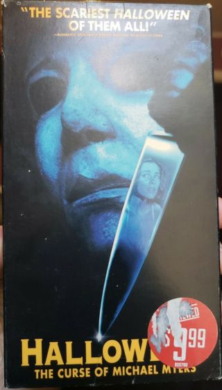 Halloween 6: The Curse Of Michael Myers (vhs,  1996) Rare Horror Oop