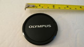 Rare Oem Olympus Om 49mm Snap On Front Lens Cap Cover