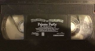 Rare Bananas In Pajamas Pajama Party Vhs Tape 1997 Missing Its Sleeve