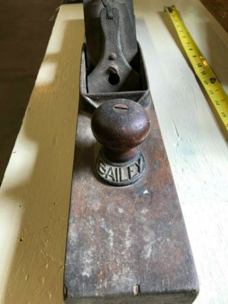 2 Antique Bailey/stanley Wood Planes Woodworking From Early 1900s.