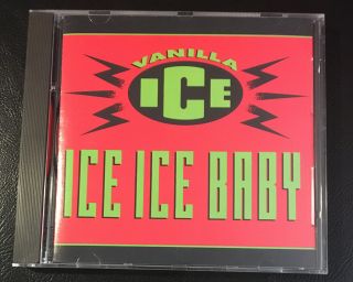 Vanilla Ice - Ice Ice Baby - Rare 3 Track Usa Promo Only Cd Single Sbk Records