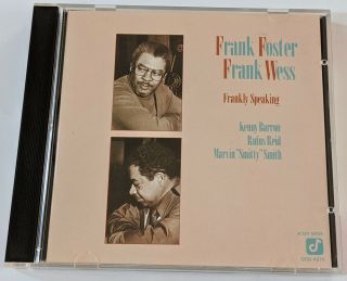 Frankly Speaking Frank Foster Frank Wess Cd Concord Jazz Japan Smooth Case Rare