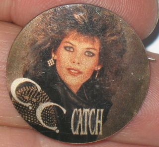 Young Cc Catch Old Vtg Russian Soviet Badge Buttons Singer Musician Rare Pin C C